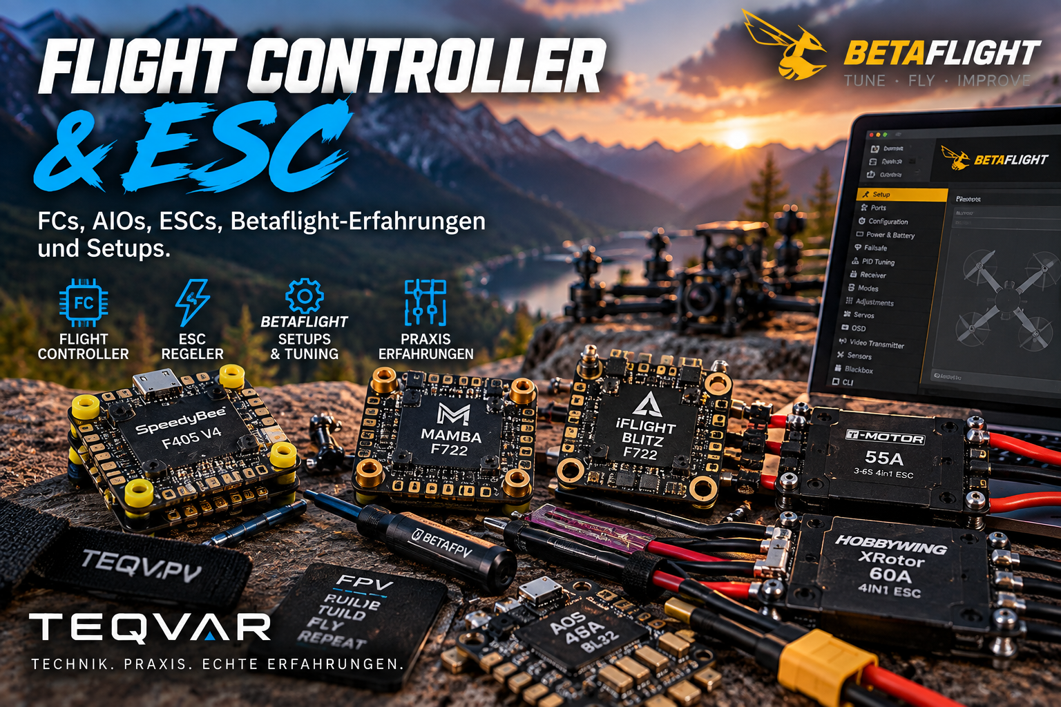 FPV Flight Controller und ESC im Praxistest – Funktionen, Leistung und verschiedene Setups