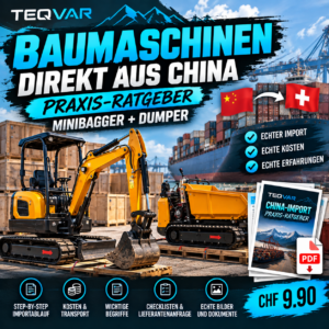 Baumaschinen aus China importieren