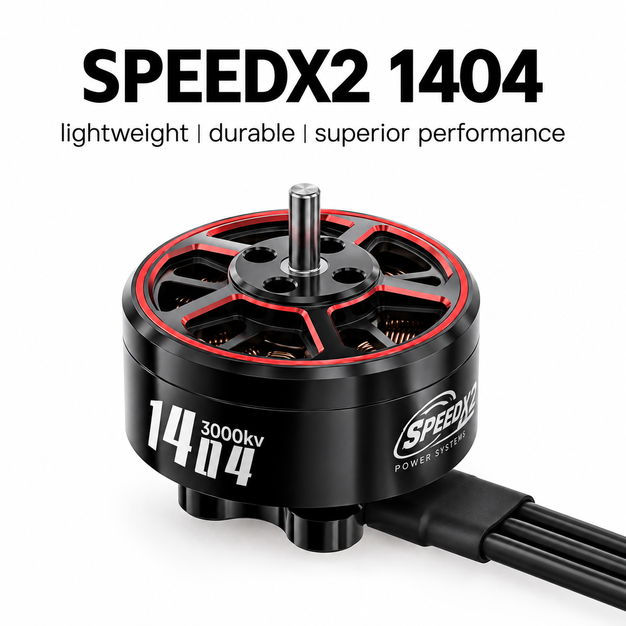 ChatGPT Image 8. Okt. 2026, 20_48_05 GEPRC SPEEDX2 1404 3000KV Brushless Motor für 4-Zoll FPV-Drohnen.