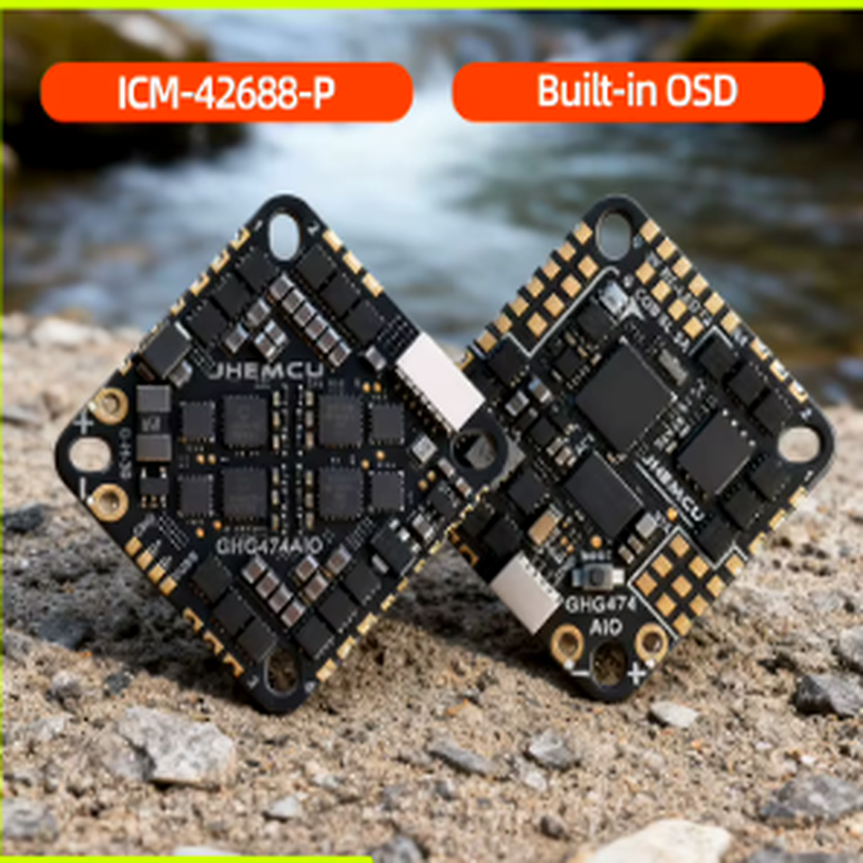 JHEMCU_GHG474_AIO_1250x1250(1) JHEMCU GHG474 AIO Flight Controller mit integriertem ESC für kompakte FPV-Drohnen
