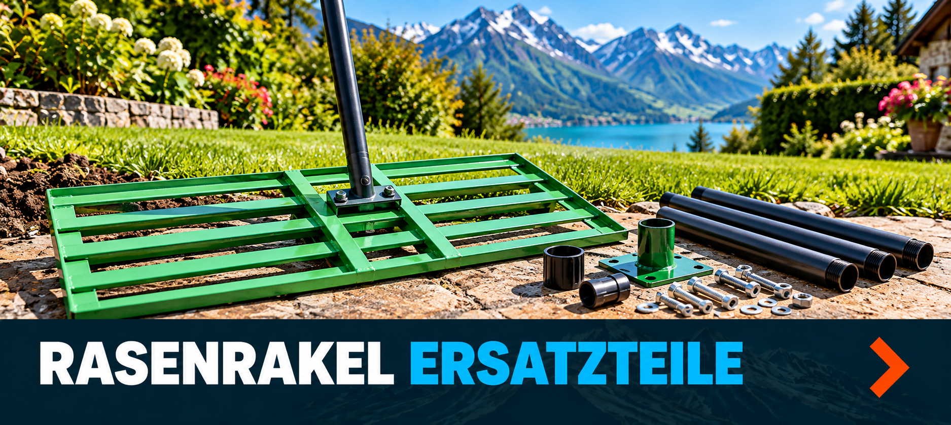 Rasenrakel Ersatzteile Rasenrakel mit Ersatzteilen und Zubehör für Rasen-Nivellierrechen